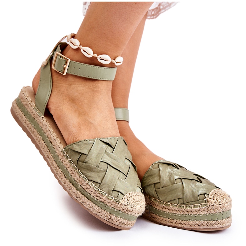 Sweet Shoes Sandali Espadrillas Da Donna Sulla Piattaforma Di Susane Verde