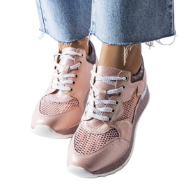 Sneaker Angelier rosa brillante