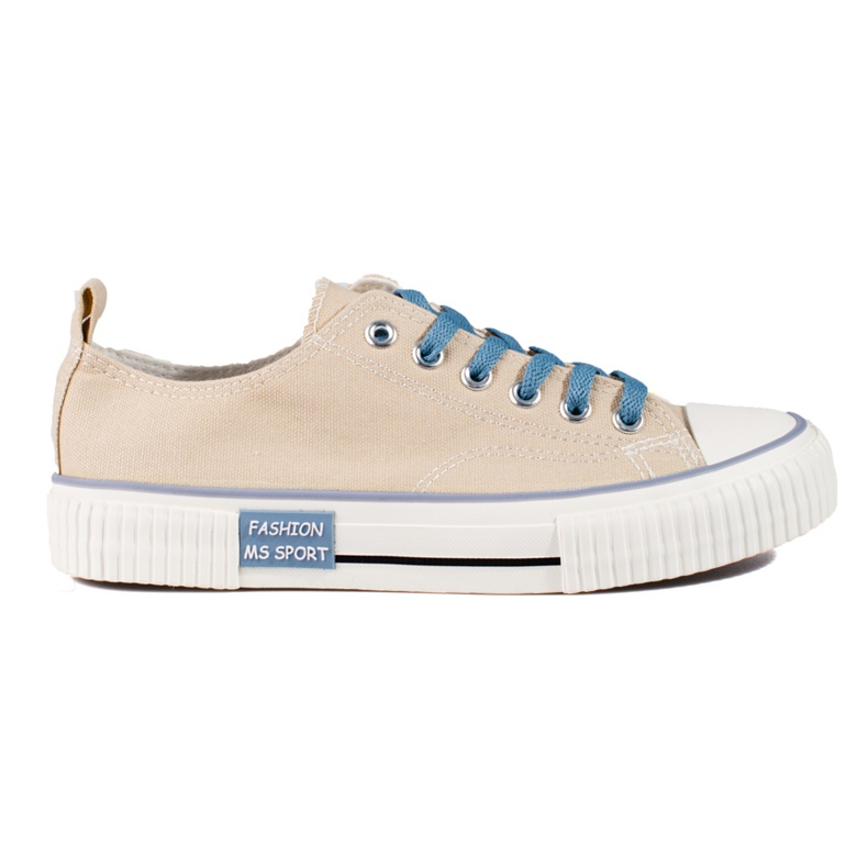 Sneakers Shelovet beige da donna