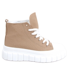 Sneaker Berdi color cachi beige