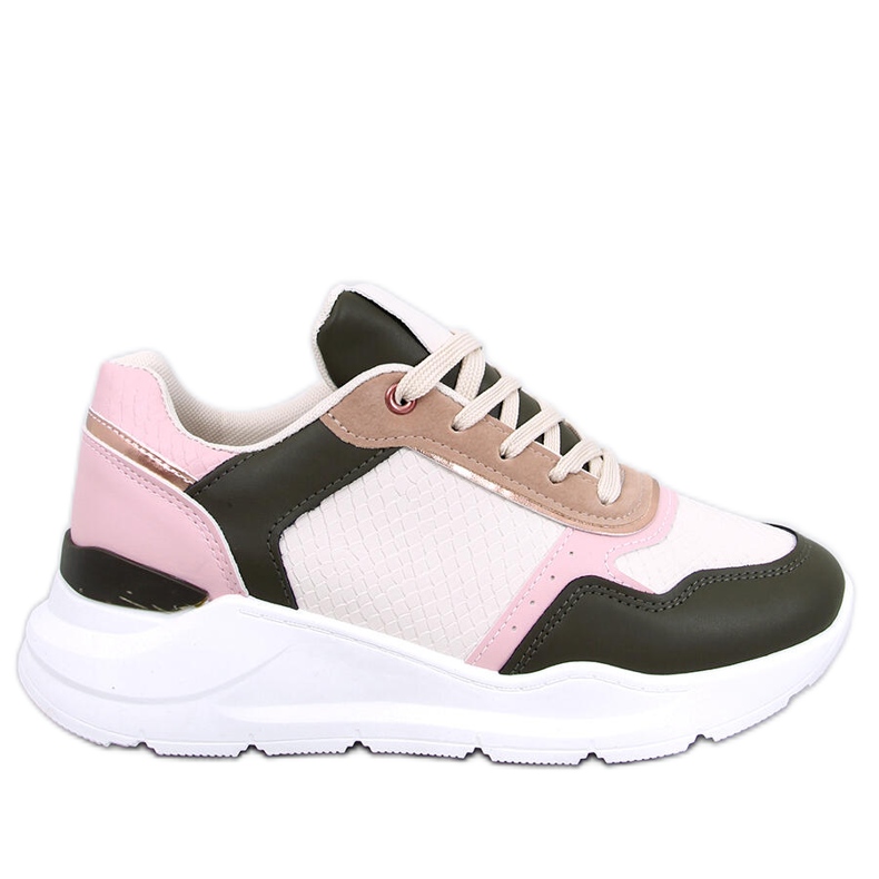 BM Sneakers con zeppa Kelsi rosa