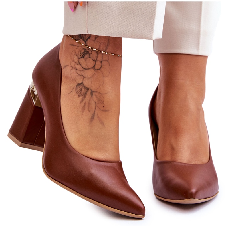 Lewski Shoes Décolleté in Pelle Lewski 3117 Marrone