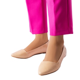 Eleganti ballerine beige di Riel