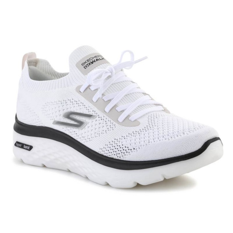 Scarpe Skechers Go Walk Hyper Burst-Maritime M 216083-WBK bianca