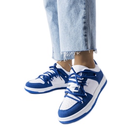 Sneakers blu navy di Hila bianco