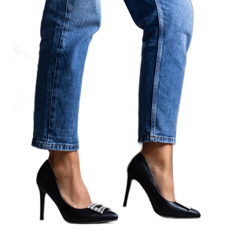 Tyson tacchi neri lucidi nero