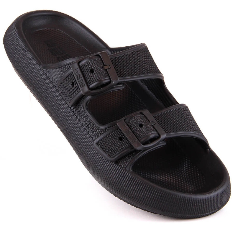 Pantofole sportive nere regolabili Big Star LL274615 nero
