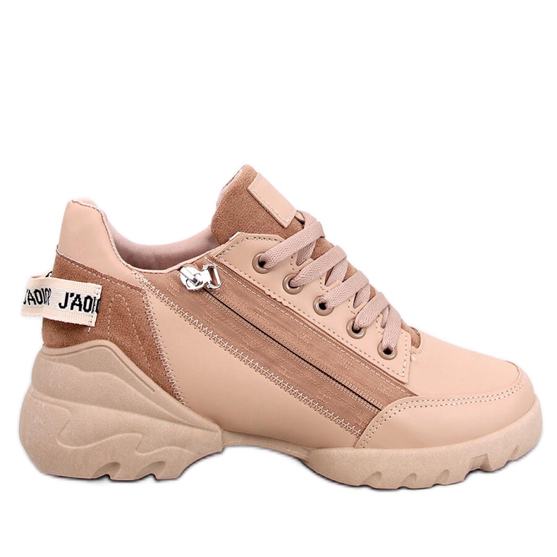 Sneakers con zeppa Helser Khaki marrone