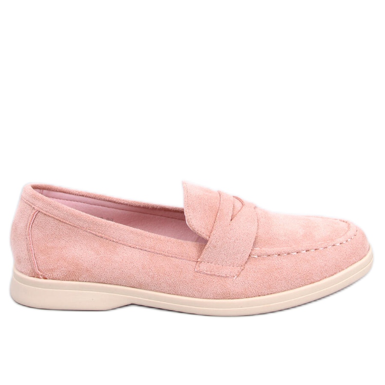 Mocassino Blum in camoscio rosa