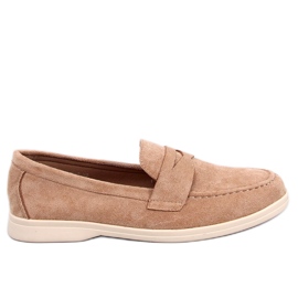 BM Mocassino Blum in camoscio beige