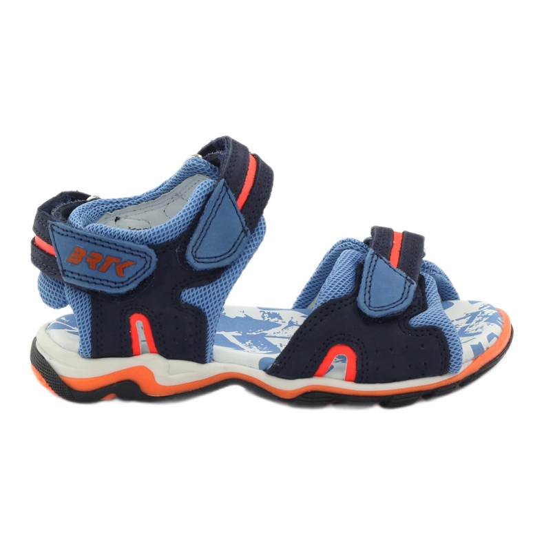 Bartek Sandali in pelle dei ragazzi navy blu