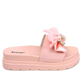 BM Sandali Teddy Pink con plateau e orsetto rosa