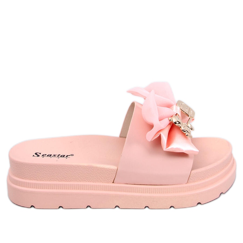 BM Sandali Teddy Pink con plateau e orsetto rosa