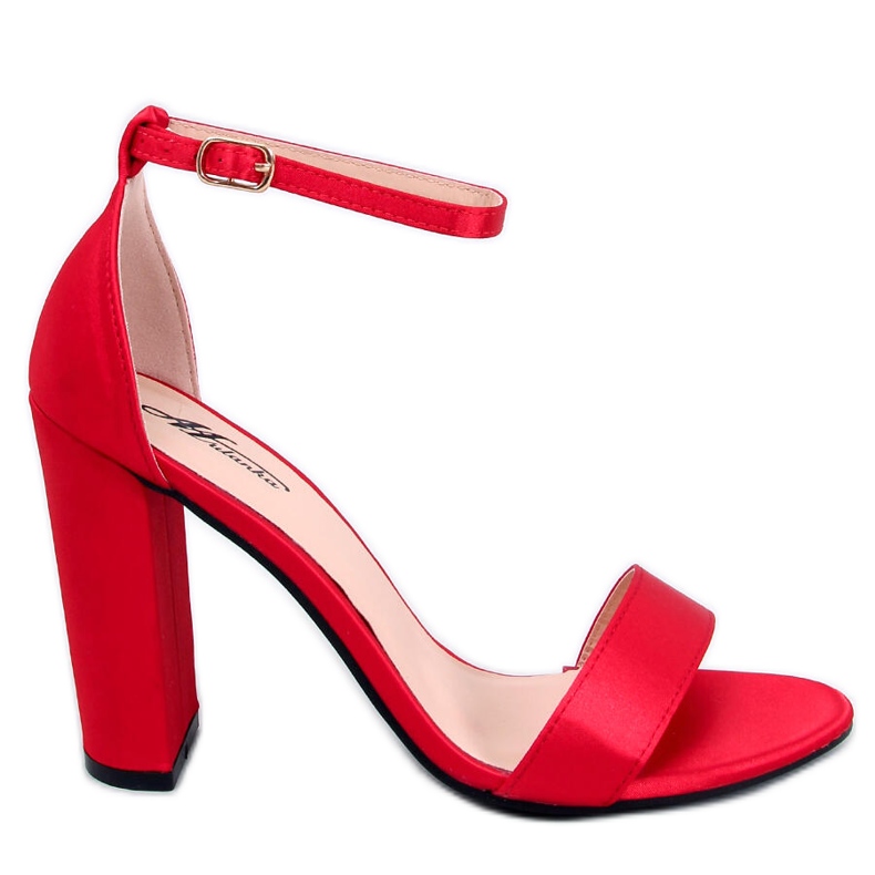 Ranae Sandali rossi con tacco rosso