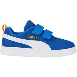 Scarpe Puma Courtflex v2 Mesh V Ps Jr 371758 14 blu