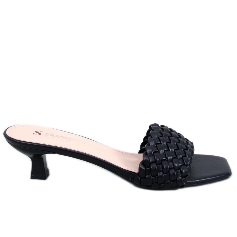 Sandali con tacco basso di Arritola Black nero