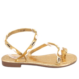 Seastar Infradito Askren Gold con conchiglie d'oro
