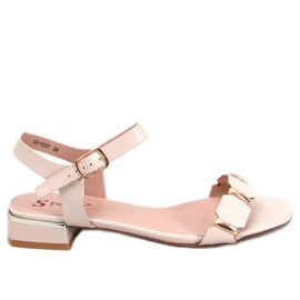 Seastar Sandali Clary Beige con tacco basso