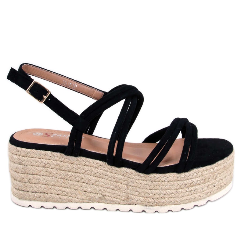 Seastar Espadrillas con zeppa Altman nere nero