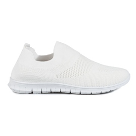 Scarpa sportiva Shelovet in tessuto traforato bianco bianca