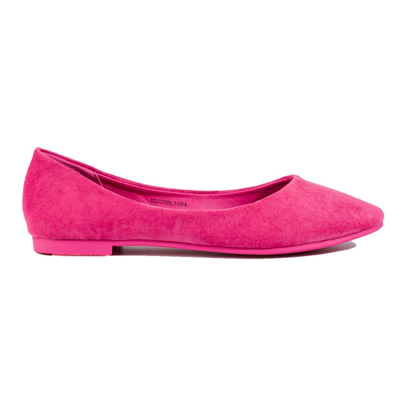 Ballerine da donna in camoscio rosa Shelovet