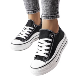 Sneakers nere con plateau di Pomeroy nero