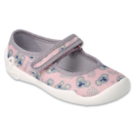 Scarpe per bambini Befado 114X513 rosa argento