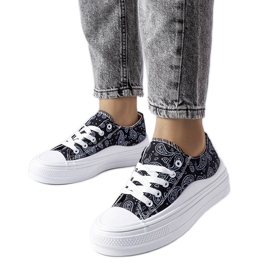Sneakers nere con plateau di Bélair nero