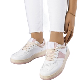 Sneakers bianche e rosa da donna di Marcella bianca