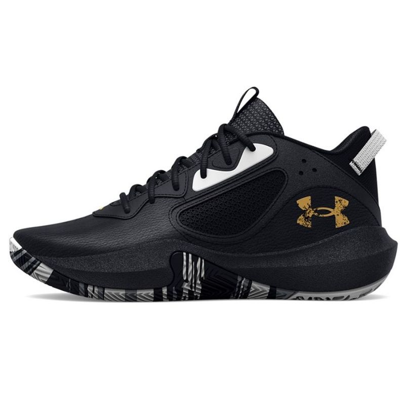 Under Armour Gs Lockdown 6 Jr 3025617 003 scarpe da basket nero nero