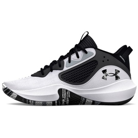 Under Armour Gs Lockdown 6 Jr. 3025617 101 scarpe da basket bianco bianco