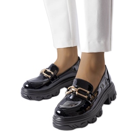 Scarpe in vernice nera di Lemaitre nero