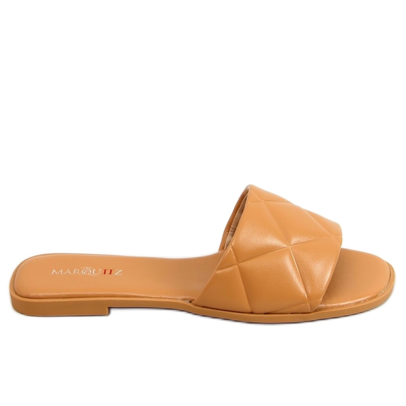 Pantofole trapuntate Cray Camel da donna beige