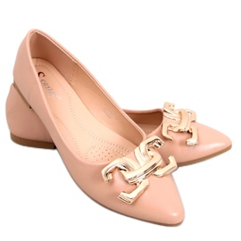 Seastar Eleganti ballerine con fibbia di Simon Khaki beige
