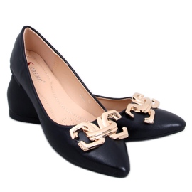 Seastar Eleganti ballerine con fibbia di Simona Black nero