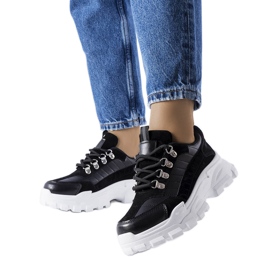 Sneakers grosse nere nero