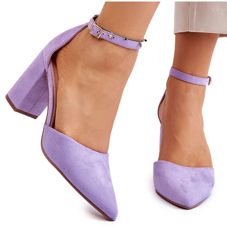 Seastar Décolleté con tacco in camoscio Lexie viola
