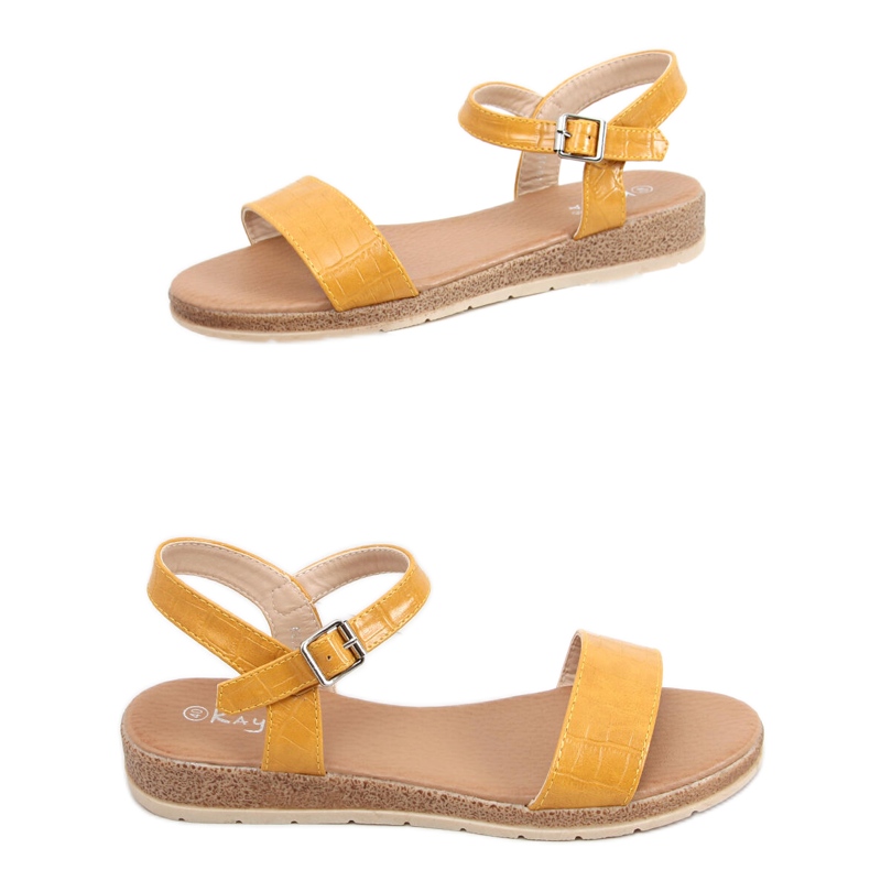 BM Sandali da donna gialli Mervat giallo