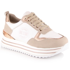 Scarpe sportive da donna sneakers con plateau multicolor Big Star LL274584 multicolore