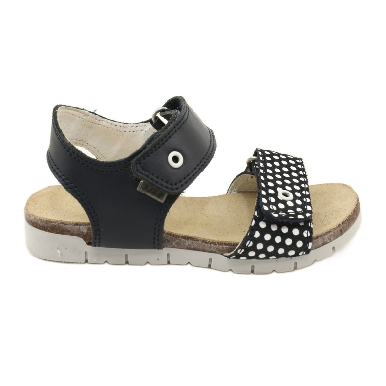 Bartek Sandali in pelle blu navy blu navy in punti