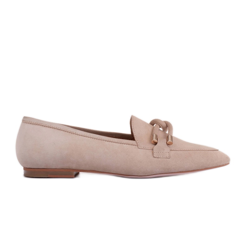 Marco Shoes Mocassini decorati beige