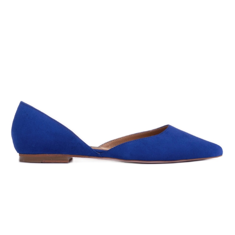 Marco Shoes Ballerine con tacco blu