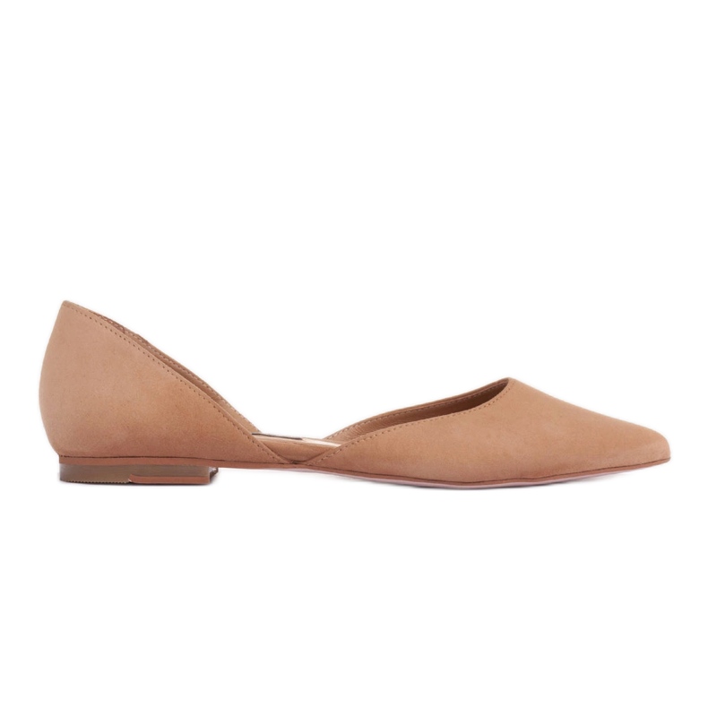 Marco Shoes Ballerine con tacco marrone