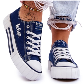 Sneakers da donna sulla piattaforma Lee Cooper LCW-23-31-1803L Blu Navy