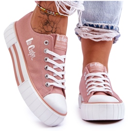 Sneakers da donna sulla piattaforma Lee Cooper LCW-23-31-1804L rosa