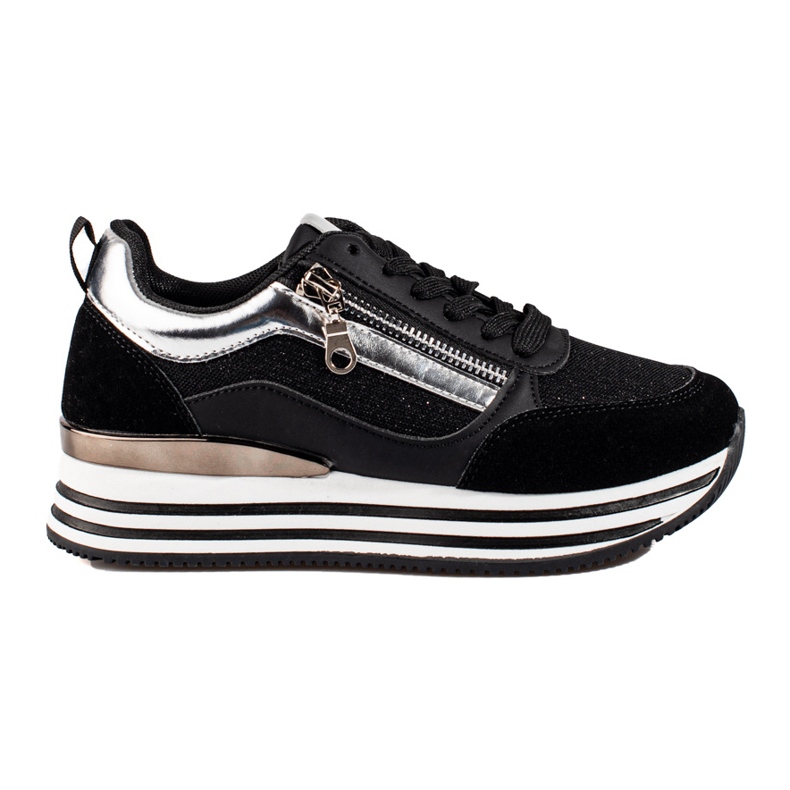 Sneakers nere sulla piattaforma Shelovet nero