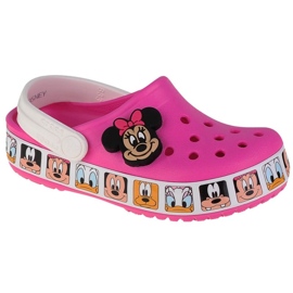 Crocs Fl Minnie Mouse Band Zoccolo T Jr 207720-6QQ rosa