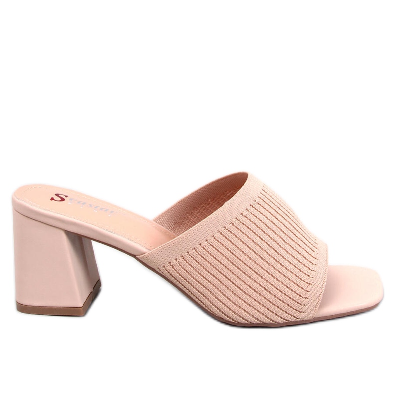 Greet Sandali beige con tacco