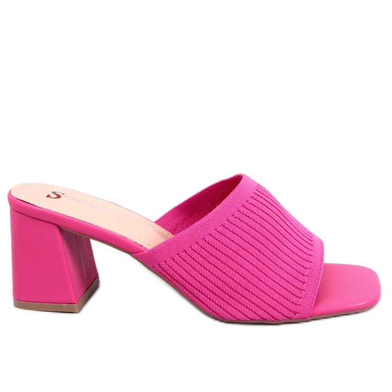 Greet Sandali fucsia con tacco rosa