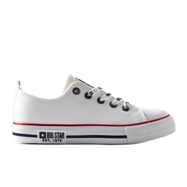 Sneakers bianche per bambini Big Star KK374038 bianca